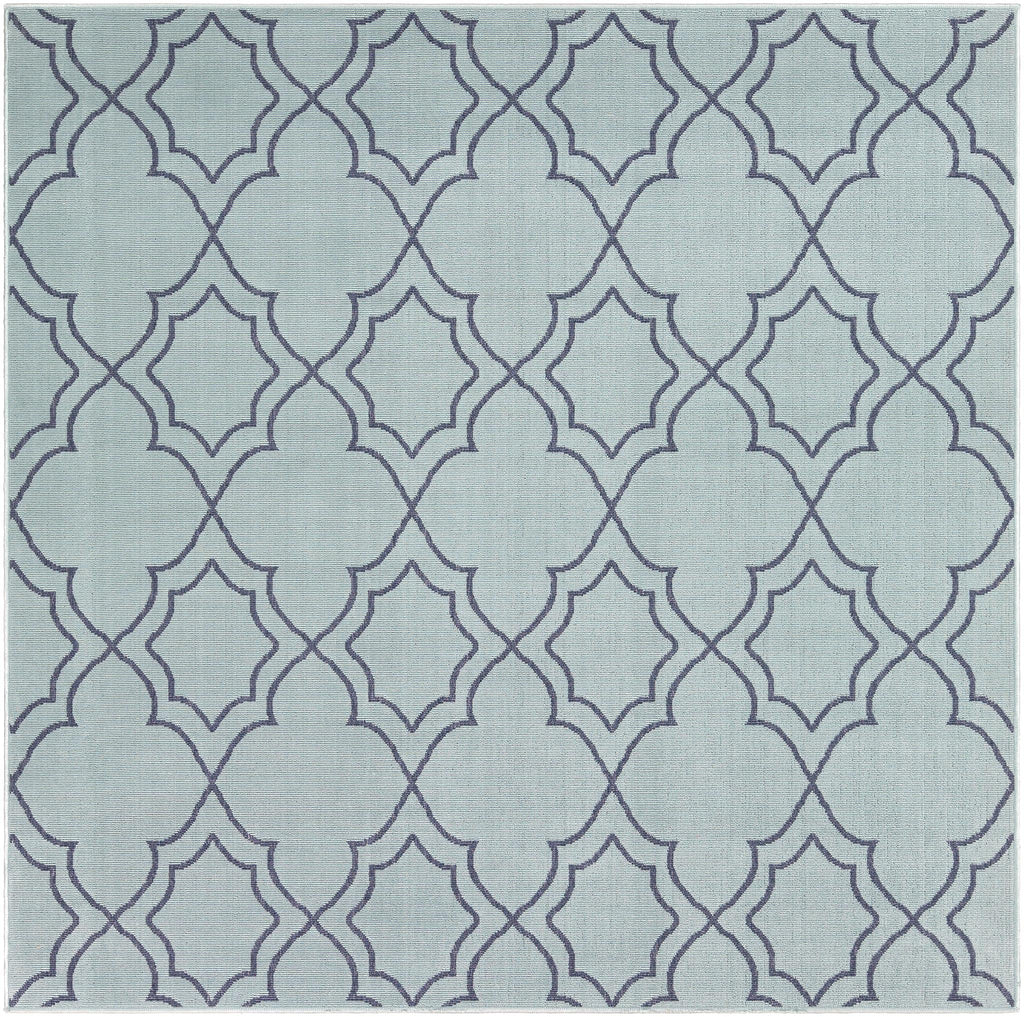 Surya Alfresco ALF-9652 Navy Pale Blue 2'5" x 4'5" Rug