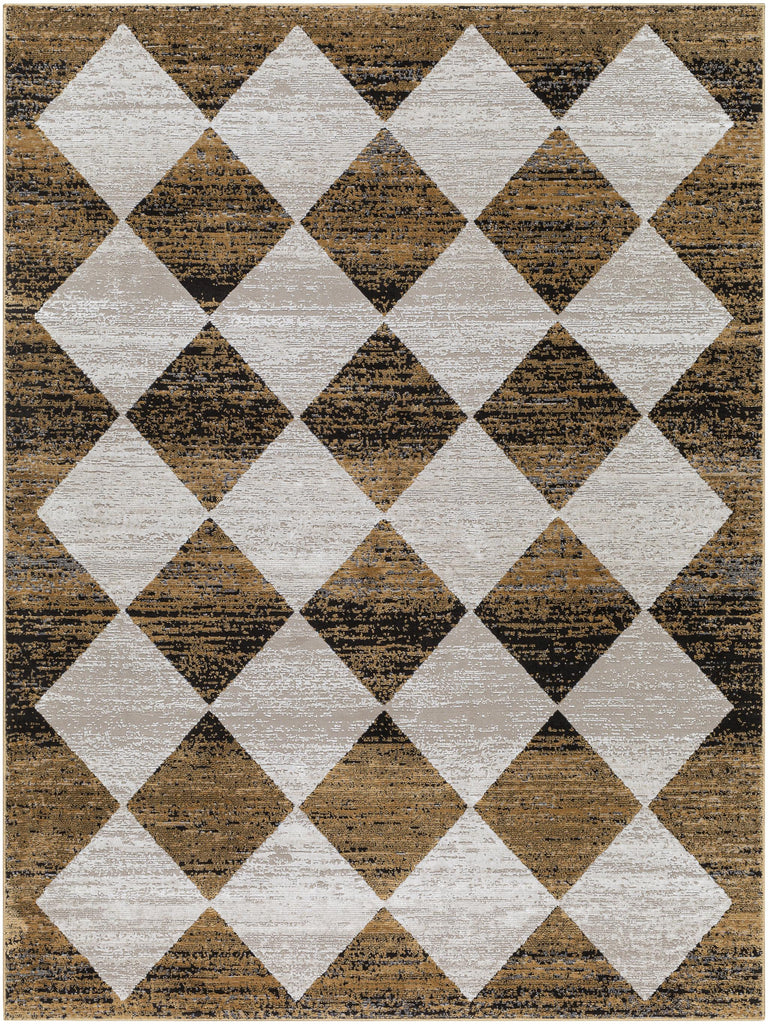 Surya Allegro ALG-2348 Charcoal Ivory 5'3" x 7' Rug