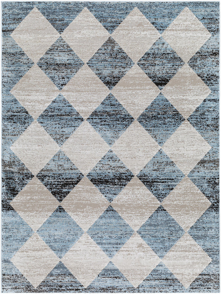 Surya Allegro ALG-2349 Blue Ivory 5'3" x 7' Rug