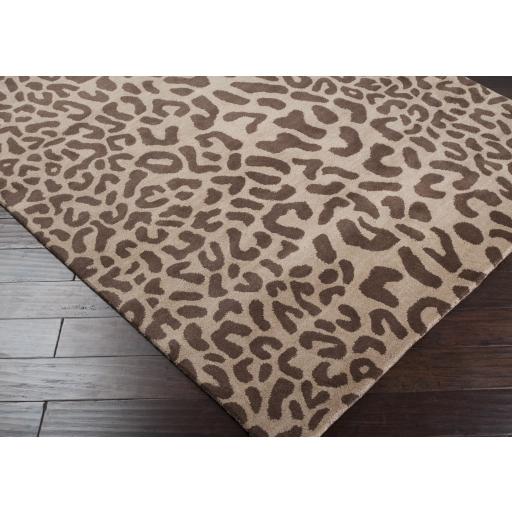 Surya Athena ATH-5000 Brown Dark Brown 9'9" Square Rug