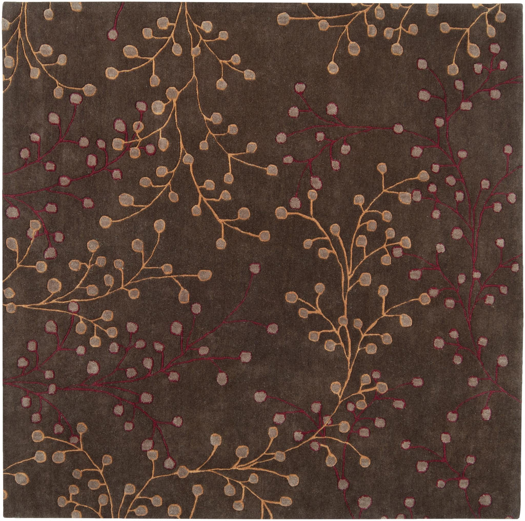 Surya Athena ATH-5052 Brown Burgundy 3' x 12' Rug