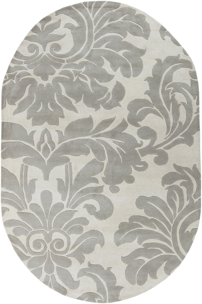 Surya Athena ATH-5073 Gray Ivory 6' Square Rug