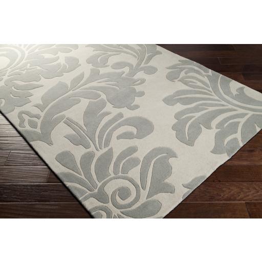 Surya Athena ATH-5073 Gray Ivory 6' Square Rug