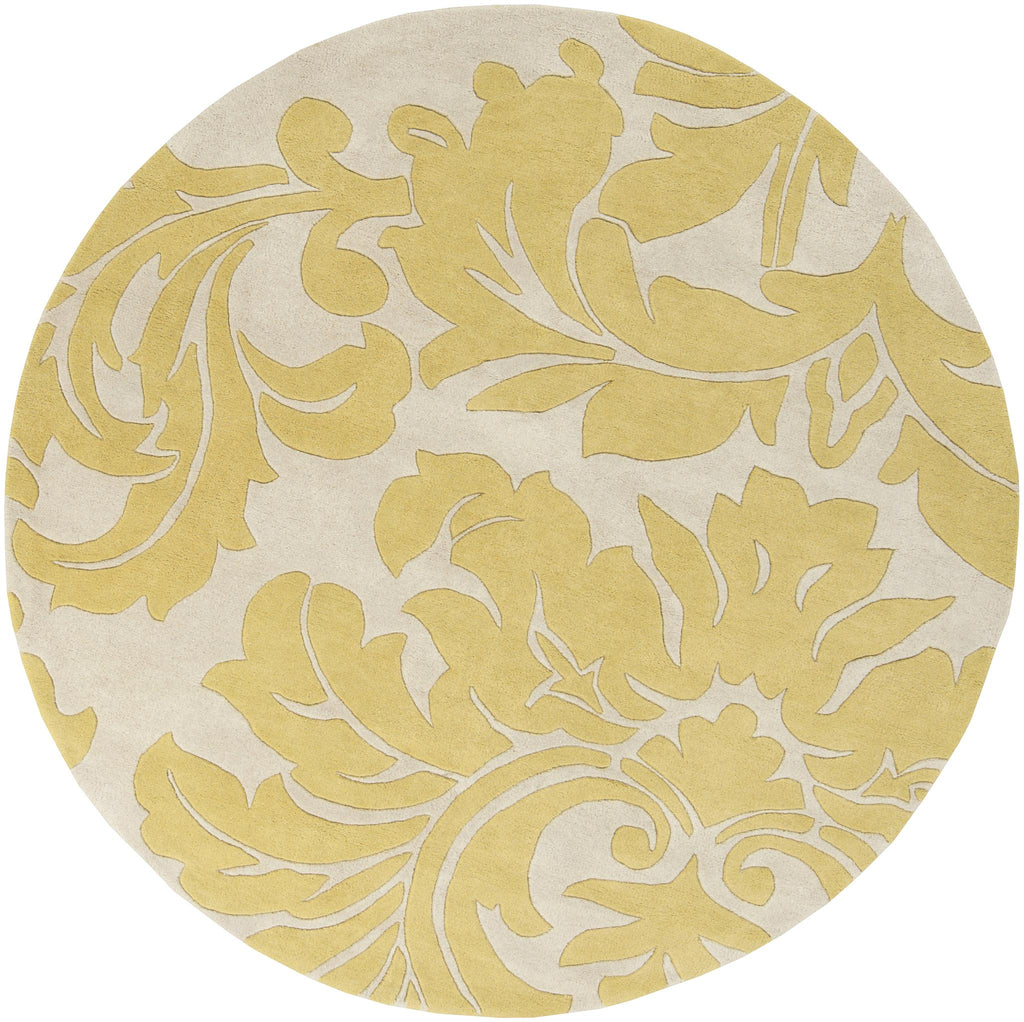 Surya Athena ATH-5075 Ivory Tan 9'9" Round Rug