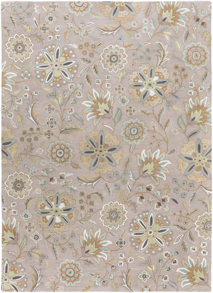 Surya Athena ATH-5127 Brown Dusty Sage 9'9" Square Rug