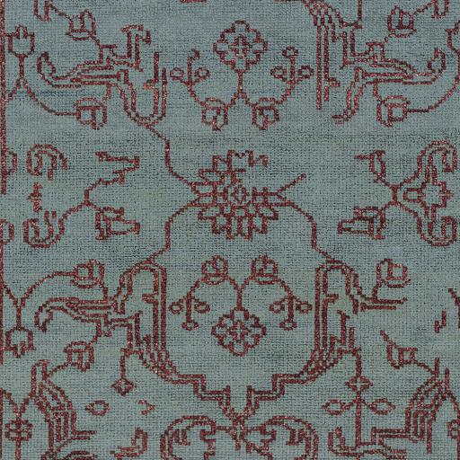 Surya Bagras BGR-6002 Burgundy Teal 2' x 3' Rug