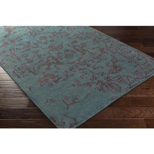 Surya Bagras BGR-6002 Burgundy Teal 2' x 3' Rug