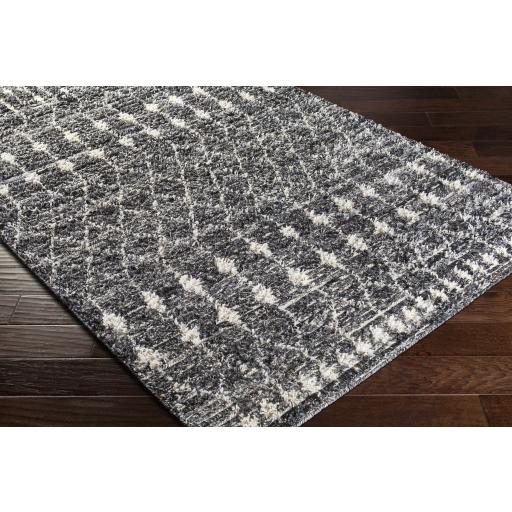 Surya Birch BHC-2301 Black Charcoal 2' x 3' Rug