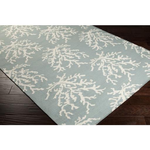 Surya Boardwalk BDW-4010 Ivory Light Blue 3'3" x 5'3" Rug