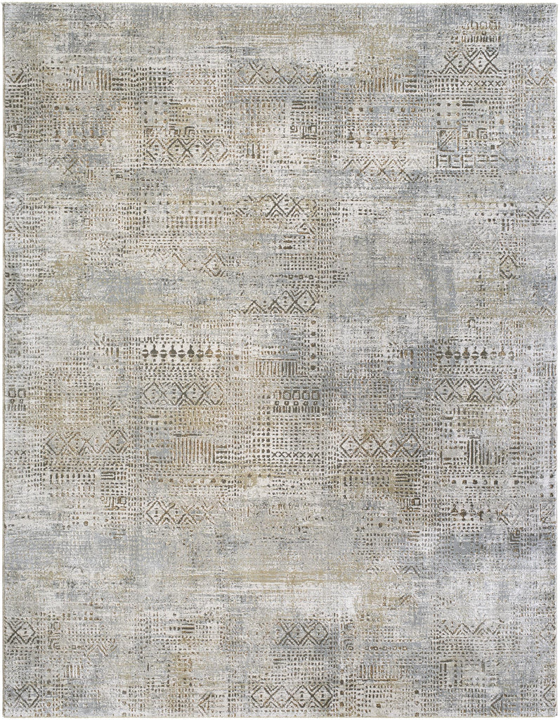 Surya Brunswick BWK-2345 Charcoal Cream 2' x 2'11" Rug