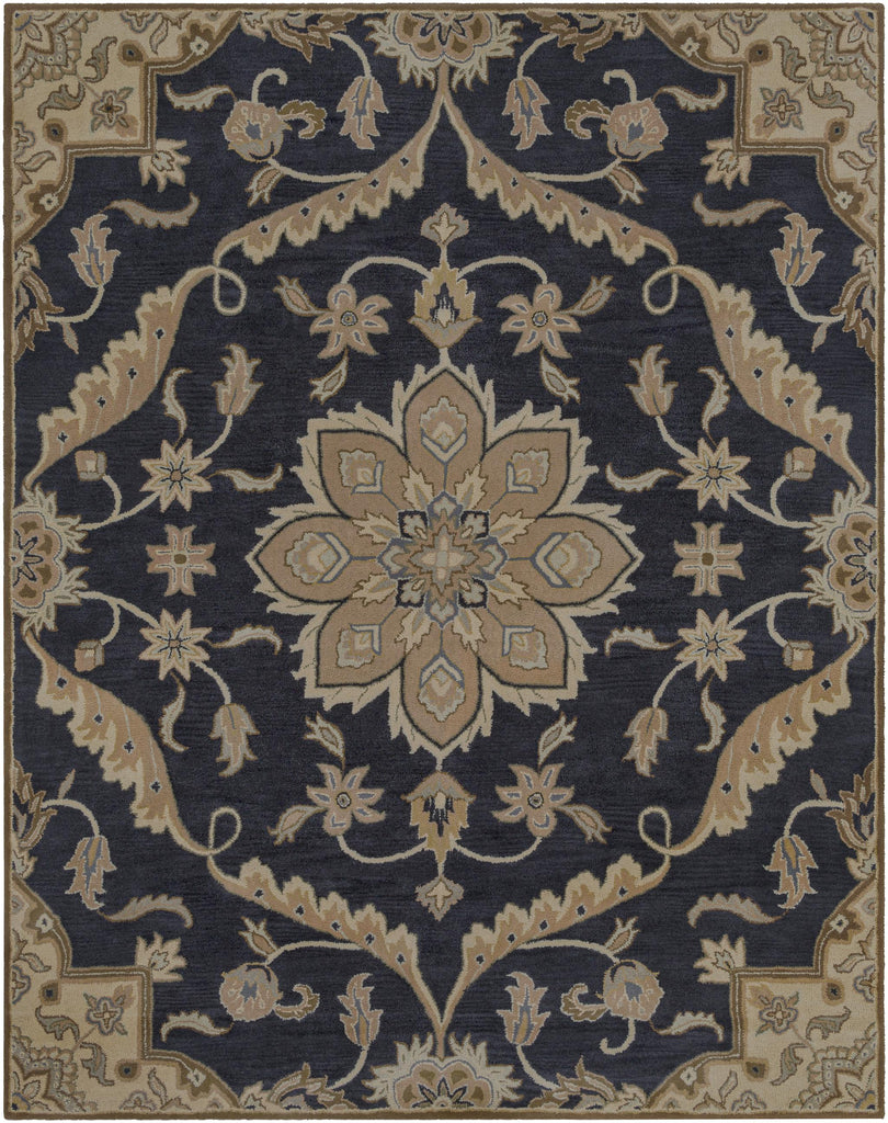 Surya Caesar CAE-1113 Brown Denim 8' Square Rug