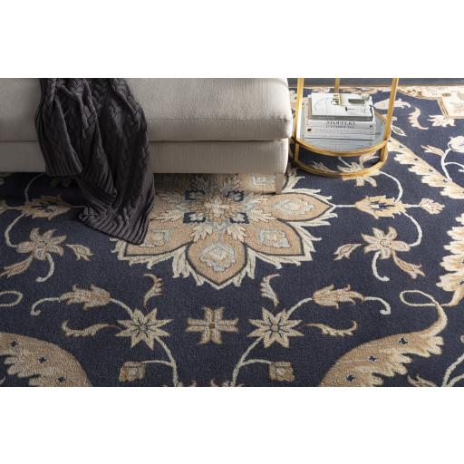 Surya Caesar CAE-1113 Brown Denim 8' Square Rug