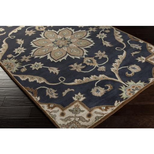 Surya Caesar CAE-1113 Brown Denim 8' Square Rug