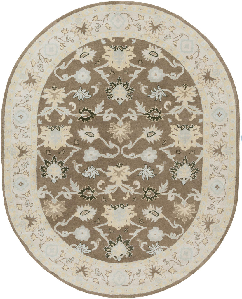 Surya Caesar CAE-1127 Beige Light Sage 8' Square Rug