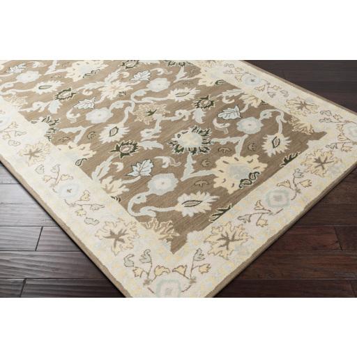 Surya Caesar CAE-1127 Beige Light Sage 8' Square Rug