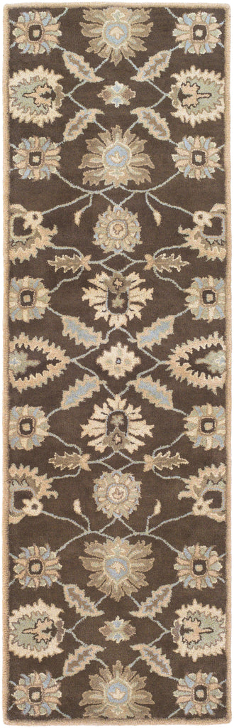 Surya Caesar CAE-1175 Dark Brown Dusty Sage 12' x 15' Rug