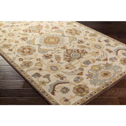 Surya Caesar CAE-1185 Beige Brown 9'9" Square Rug