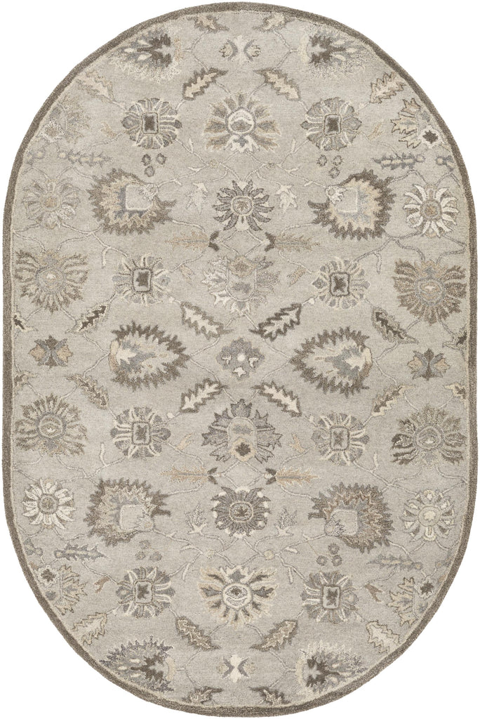 Surya Caesar CAE-1198 Black Brown 8' x 10' Oval Rug