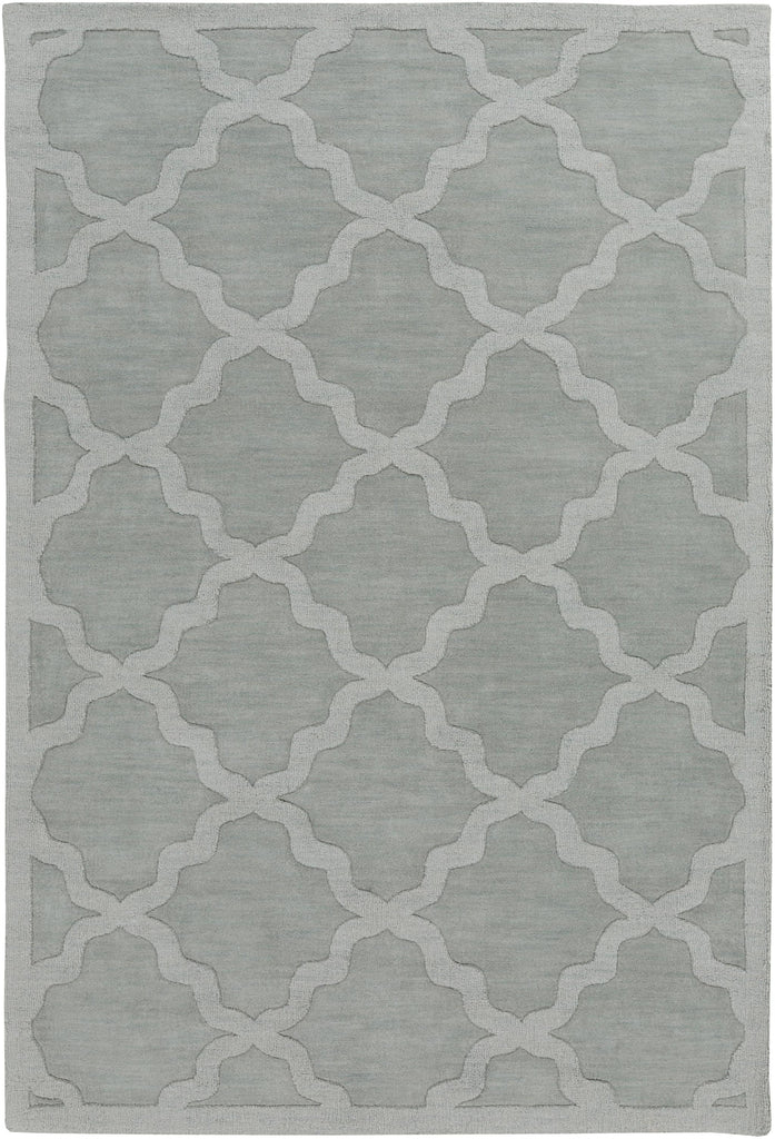 Surya Central Park AWHP-4017 Dusty Sage Light Gray 9'9" Round Rug