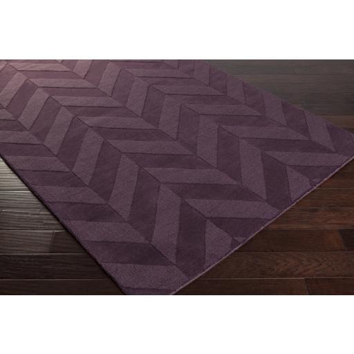 Surya Central Park AWHP-4029 Dark Plum Dark Purple 2'3" x 14' Rug