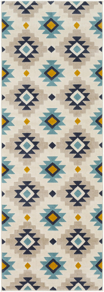 Surya City CIT-2306 Aqua Charcoal 2' x 3' Rug