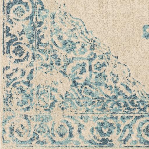 Surya City CIT-2385 Aqua Charcoal 2'7" x 7'3" Rug