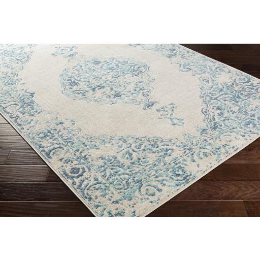 Surya City CIT-2385 Aqua Charcoal 2'7" x 7'3" Rug