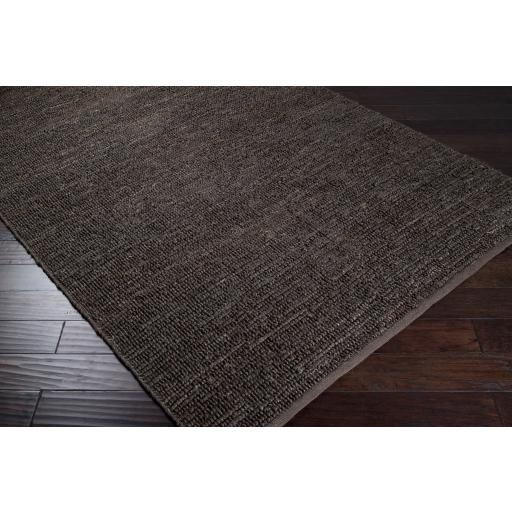 Surya Continental COT-1933 Charcoal 8' Square Rug