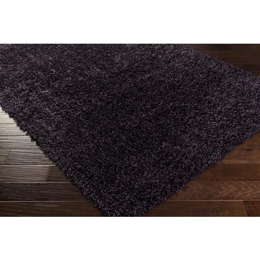 Surya Croix CRX-2997 Black Lavender 9' Square Rug