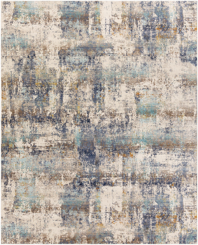 Surya Dublin DUB-2300 Aqua Camel 2'7" x 10'2" Rug