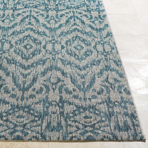 Surya Eagean EAG-2324 Aqua Black 7'10" x 10'2" Rug