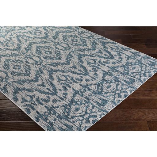 Surya Eagean EAG-2324 Aqua Black 7'10" x 10'2" Rug