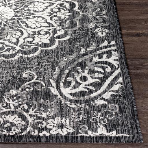 Surya Eagean EAG-2364 Black Charcoal 7'10" Square Rug