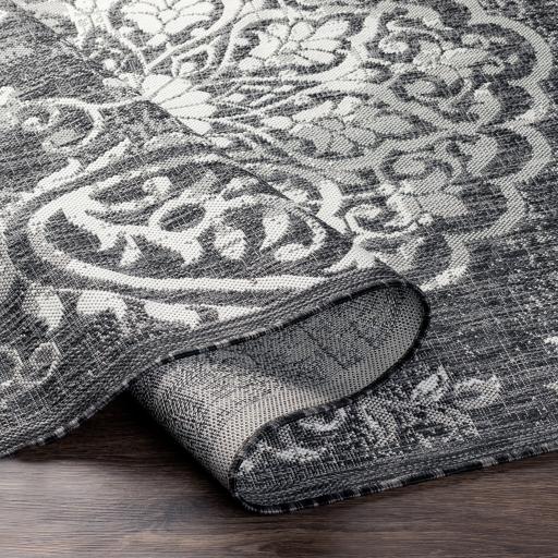 Surya Eagean EAG-2364 Black Charcoal 7'10" Square Rug