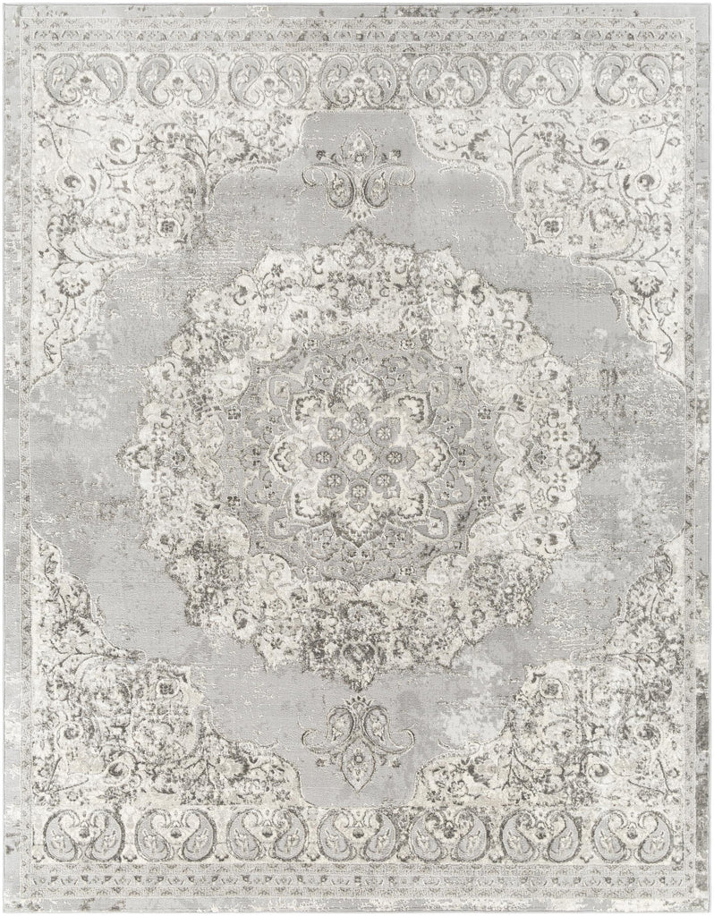 Surya Enfield ENF-2323 Charcoal Cream 8'10" x 12' Rug