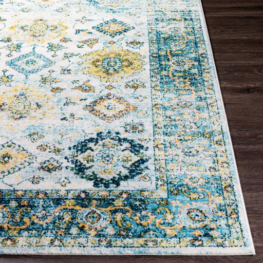 Surya Floransa FSA-2357 Aqua Cream 9' x 12'3" Rug