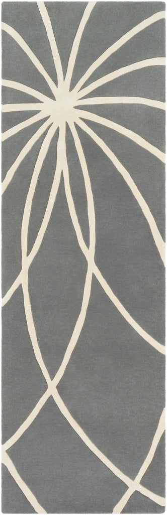 Surya Forum FM-7173 Charcoal Ivory 8' Square Rug