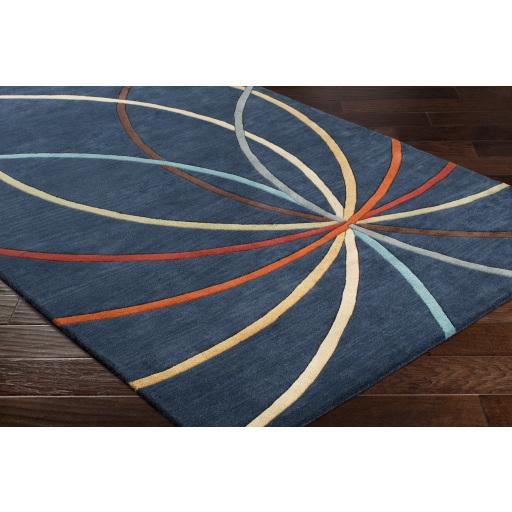 Surya Forum FM-7214 Aqua Brown 12' x 15' Rug