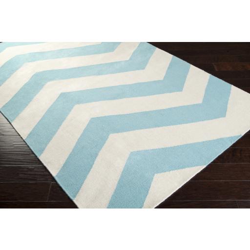 Surya Frontier FT-277 Aqua White 2' x 3' Rug