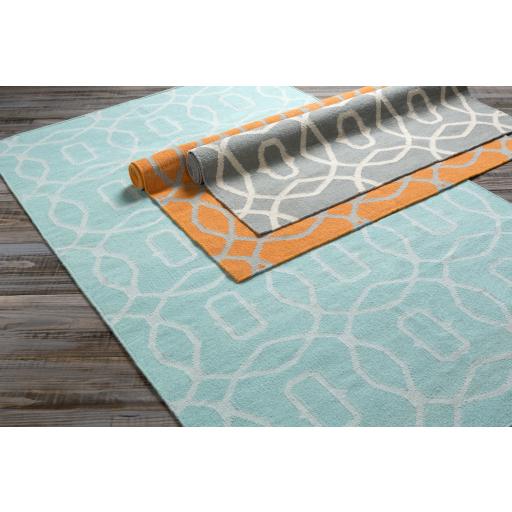 Surya Frontier FT-531 Aqua Ice Blue 3'6" x 5'6" Rug