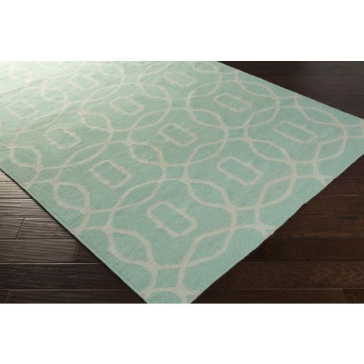 Surya Frontier FT-531 Aqua Ice Blue 3'6" x 5'6" Rug