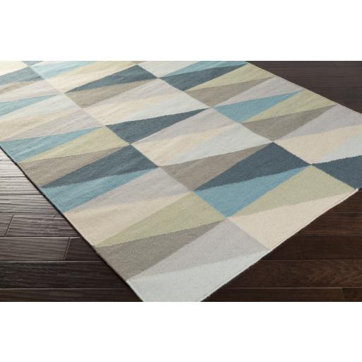 Surya Frontier FT-556 Aqua Dark Blue 2' x 3' Rug