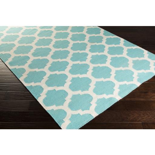 Surya Frontier FT-561 Aqua Light Gray 2' x 3' Rug