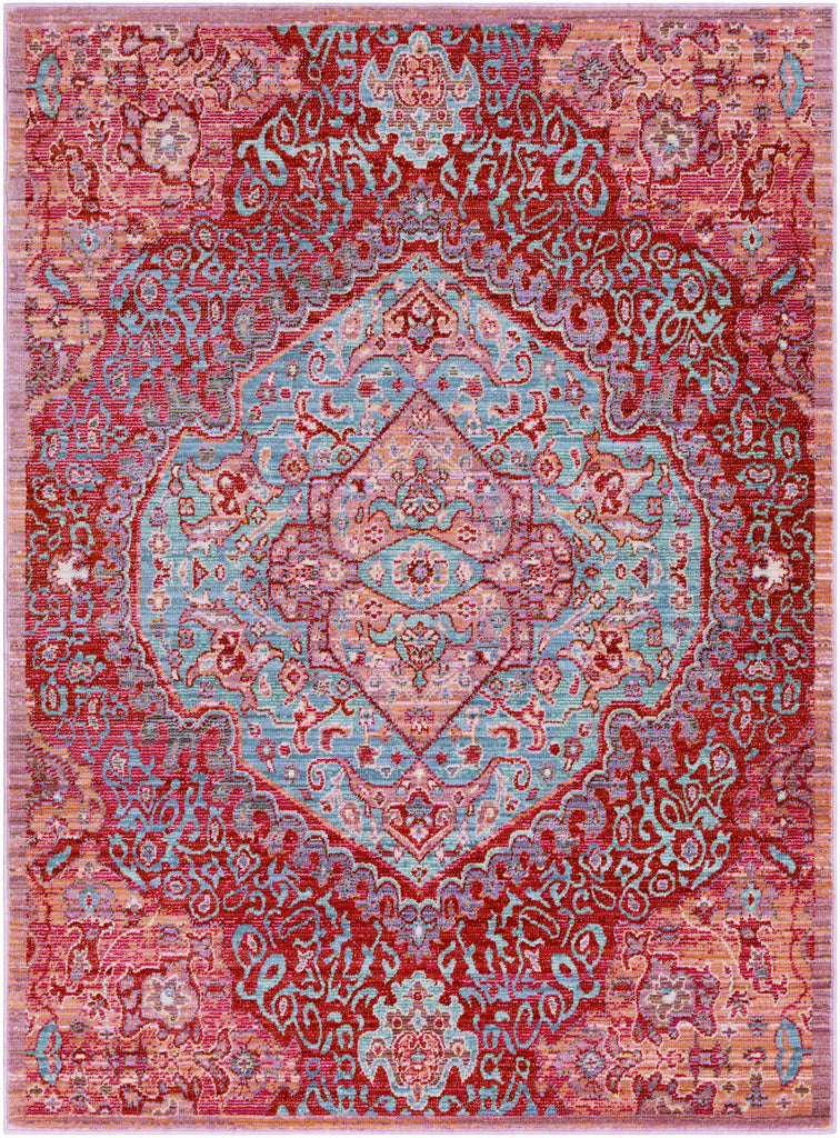 Surya Germili GER-2325 Aqua Coral 3'11" x 5'5" Rug