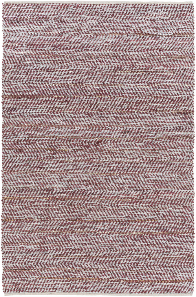 Surya Gideon GDE-4003 Burgundy Metallic Gold 8' x 10' Rug