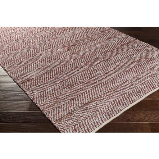 Surya Gideon GDE-4003 Burgundy Metallic Gold 8' x 10' Rug