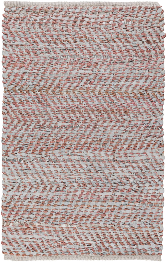 Surya Gideon GDE-4009 Dusty Coral Metallic Gold 2' x 3' Rug