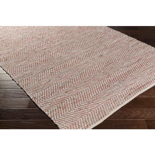 Surya Gideon GDE-4009 Dusty Coral Metallic Gold 2' x 3' Rug