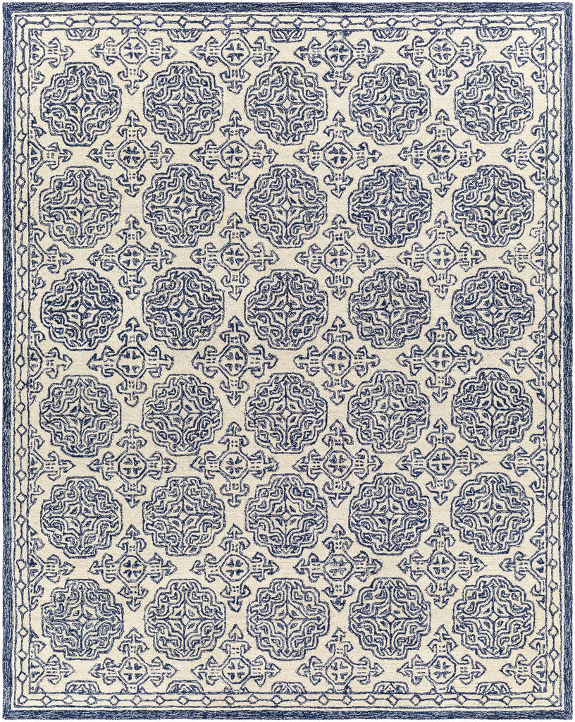 Surya Granada GND-2303 Beige Light Blue 6' Round Rug