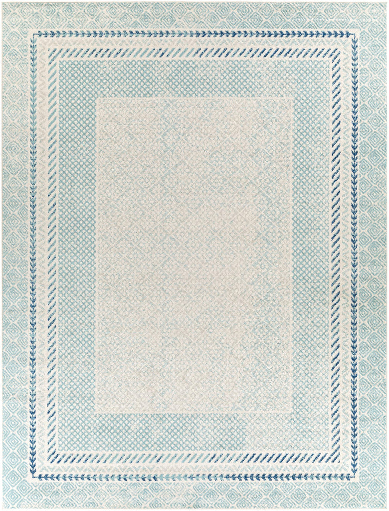 Surya Harput HAP-1098 Aqua Bright Blue 2' x 3' Rug